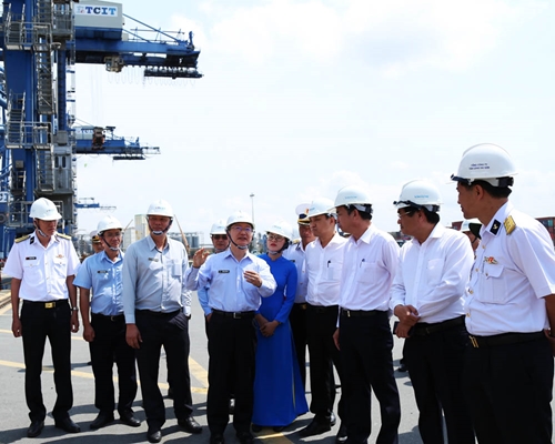 Thành phố Đà Nẵng tham quan mô hình phát triển kinh tế biển tại Cụm cảng Cái Mép